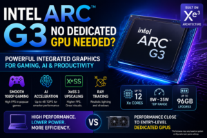 Intel Arc G3 Offers Integrated Alternative to Dedicated Graphics