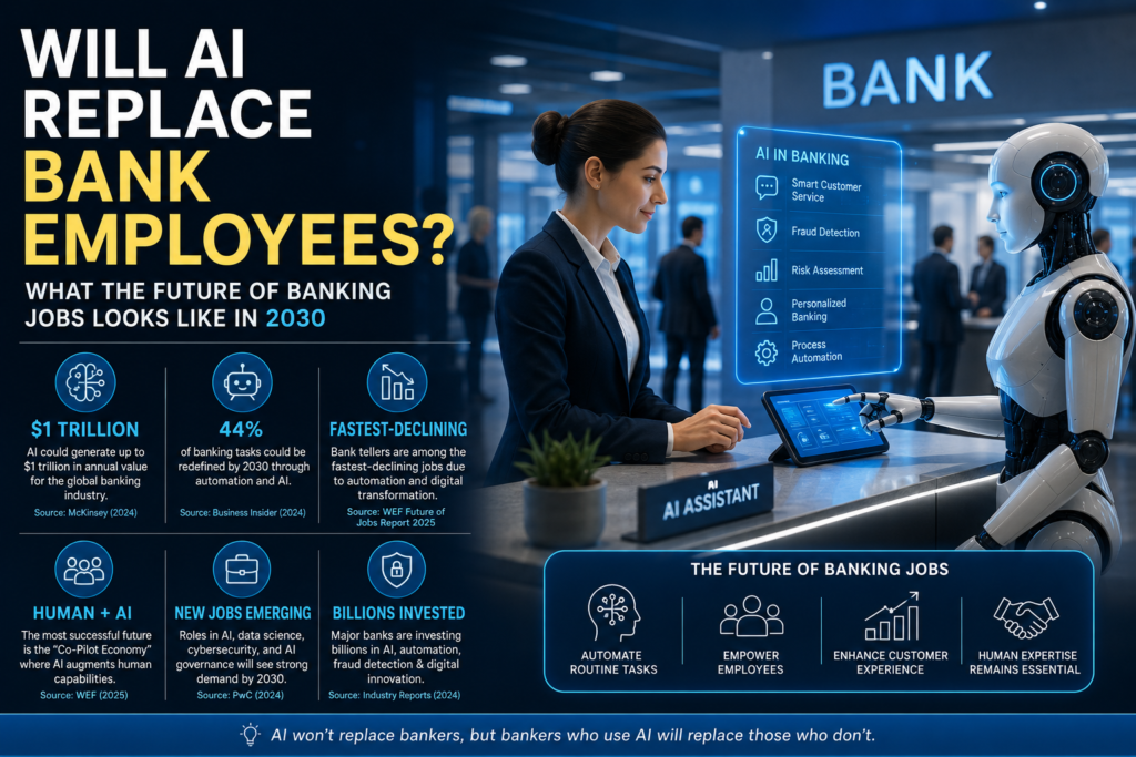 Will AI replace bank employees by 2030