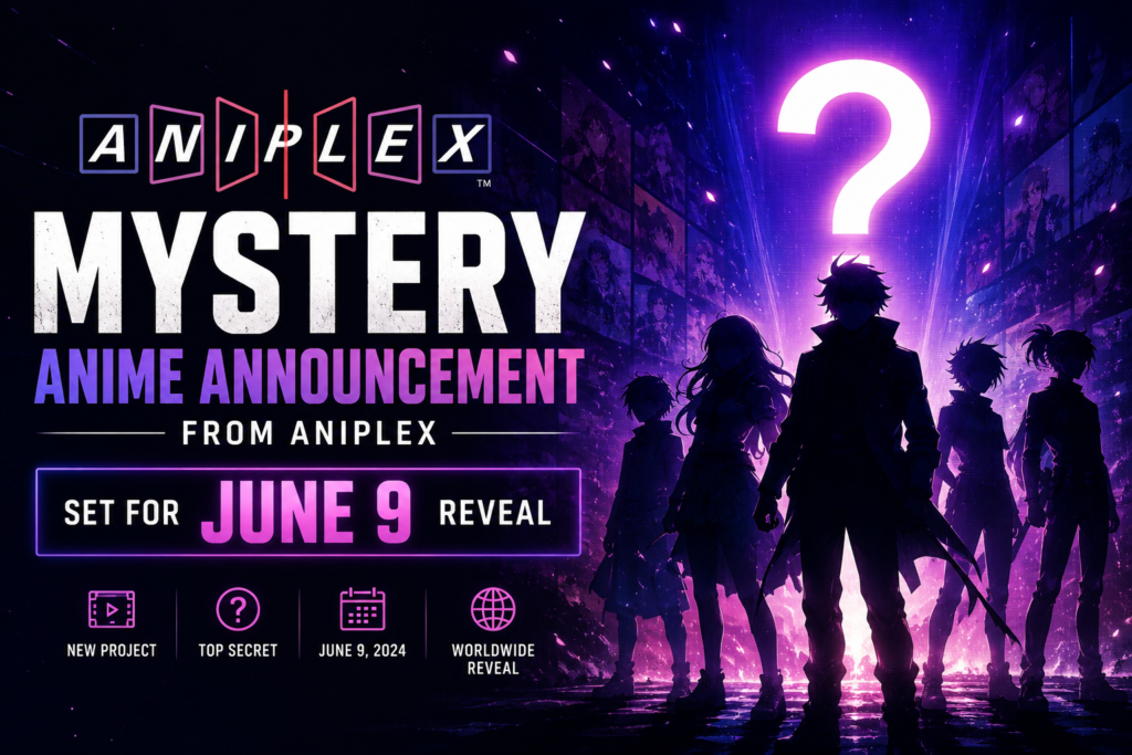 Mystery Anime Announcement from Aniplex Set for June 9 Reveal