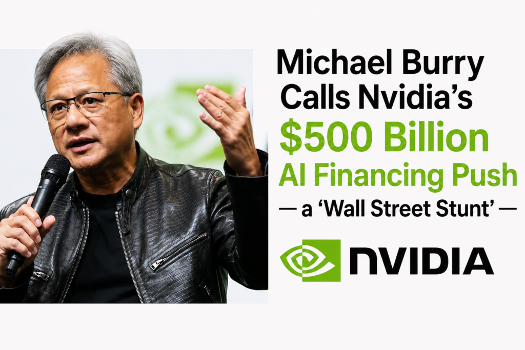 Michael Burry Slams Nvidia&rsquo;s $500 Billion AI Financing Push