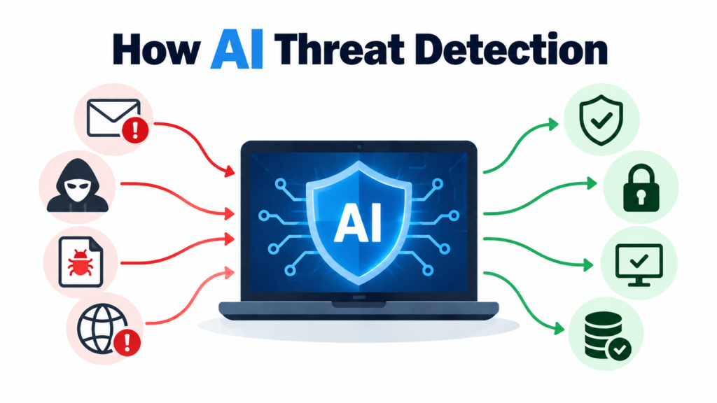 how AI threat detection