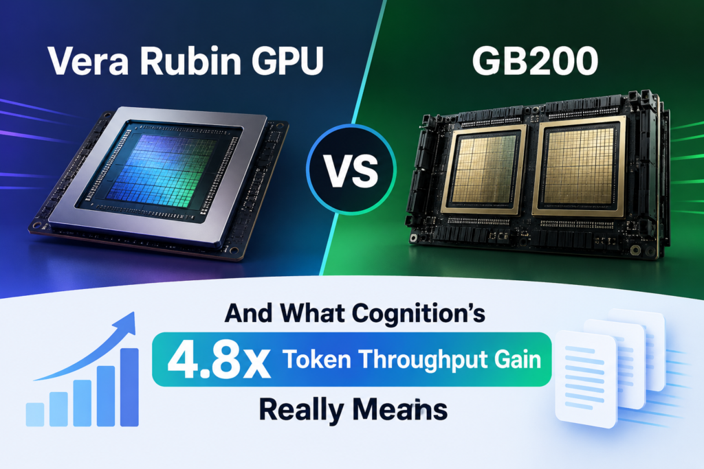 Vera Rubin GPU vs GB200 and What Cognition's 4.8x Token Throughput Gain Really Means